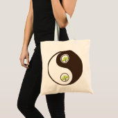 Sacs organiques de toile de planète de Yin Yang (Devant (produit))