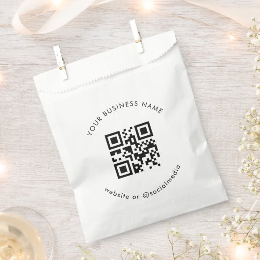 Sacs papier à balayage QR Code Entreprise Personna (Coupé)