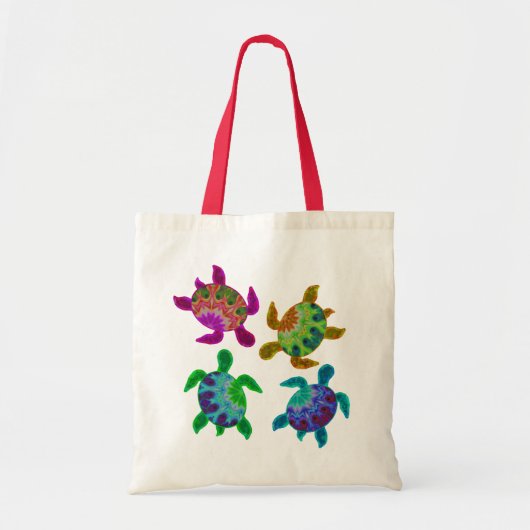 Sacs peints multi de tortues (Devant)
