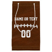 Sacs personnalisés de cadeau du football avec le (Devant)