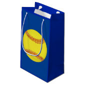 Sacs personnalisés de Goodie du base-ball dans 4 (Dos Angle)