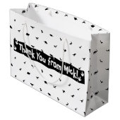 Sacs préférés à thème Dino : Noir avec Dinosaur bl (Dos Angle)