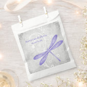 Sacs préférés de mariage de libellules violettes (Coupé)