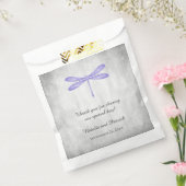 Sacs préférés de mariage de libellules violettes (Scellé)