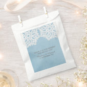 Sacs préférés en dentelle bleu élégant (Coupé)