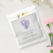 Sacs préférés pour mariage avec conch violet (Scellé)