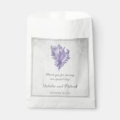 Sacs préférés pour mariage avec conch violet (Devant)