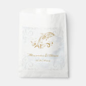 Sacs préférés pour mariage dauphin or (Devant)