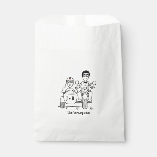 Sacs préférés pour mariage pour moto moto moto per (Devant)