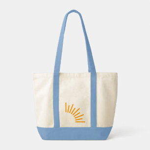 Sacs - Sac fourre-tout bleu clair avec logomark