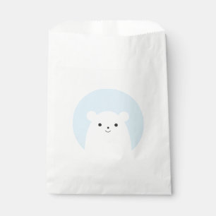 Sacs semi-transparents de faveur d'ours blanc