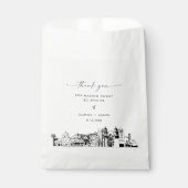 Sacs Tucson Skyline Mariage Merci Favoriser (Devant)