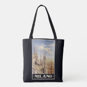 Sacs vintages de voyage de Milan Milan Italie (Dos)