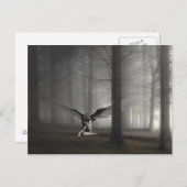 Sad Angel in de Bossen Briefkaart (Voorkant / Achterkant)
