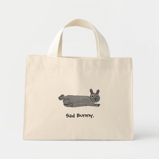 Sad Bunny Bag Mini Tote Bag (Voorkant)