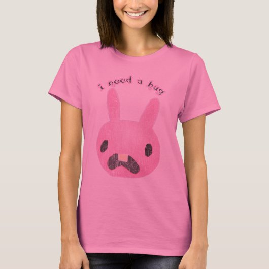 Sad Bunny heeft een Hug Distressd Tee Shirt nodig (Voorkant)