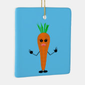 Sad Carrot van Kenneth Yoncich Keramisch Ornament (Rechts)