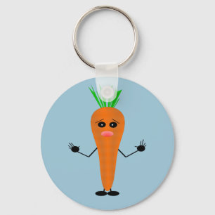 Sad Carrot van Kenneth Yoncich Sleutelhanger