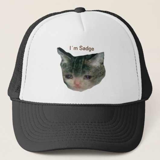 Sad Cat Trucker Pet (Voorkant)