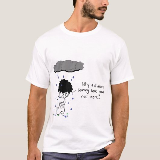 Sad Cloud met Logo T-shirt (Voorkant)
