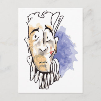 Sad Clown Briefkaart