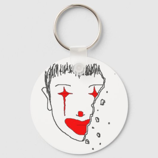 Sad Clown Sleutelhanger (Voorkant)