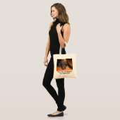 Sad Dog bleef achter op deze halloween Tote Bag (Voorkant (model))