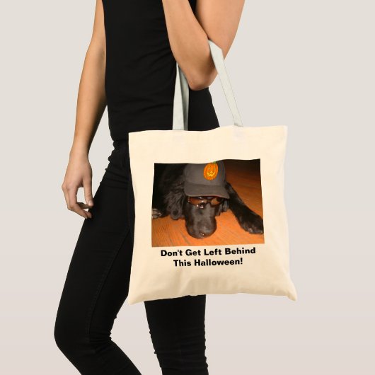Sad Dog bleef achter op deze halloween Tote Bag (Voorkant (product))