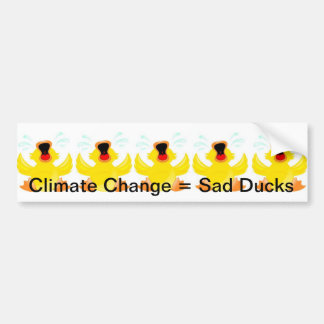 Sad Ducks Bumpersticker