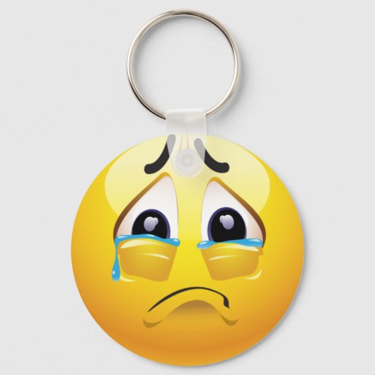 Sad emoji sleutelhanger (Voorkant)