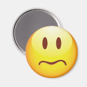 Sad Emoticon Magneet (Voorkant / Achterkant)