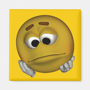 Sad Emoticon Magneet