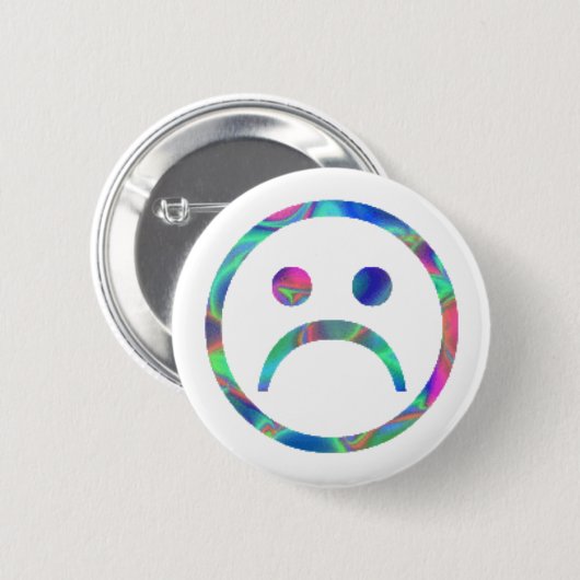 Sad Face Button (Voorkant /achterkant)
