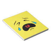 Sad Face Emoji Notitieblok (Schuin)