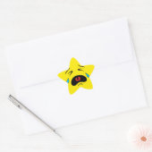Sad Face Emoji Ster Sticker (Envelop)