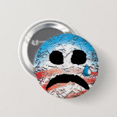 Sad Face Obama Logo Ronde Button 5,7 Cm (Voorkant /achterkant)