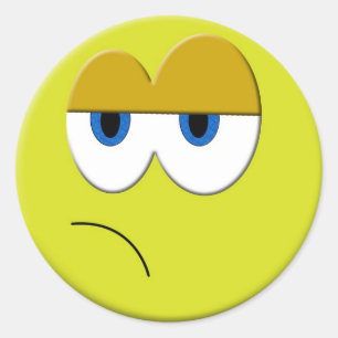 Sad Face Sticker
