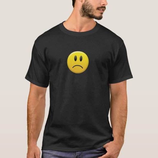 Sad Face T-shirt (Voorkant)