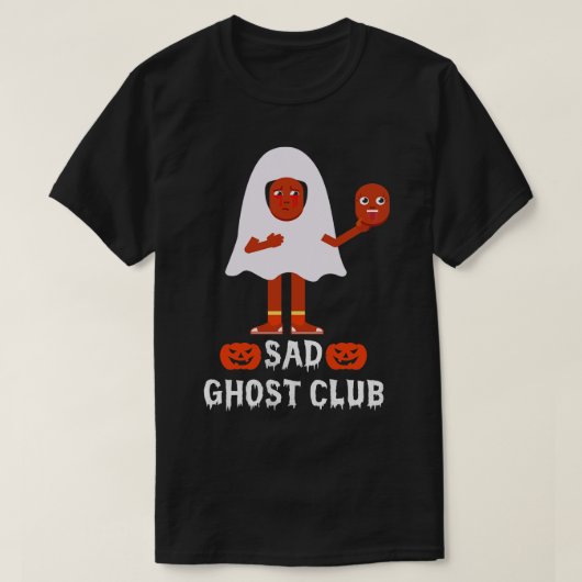 Sad Ghost Club Halloween Gothic T-shirt (Design voorkant)