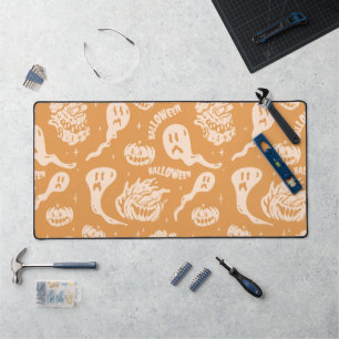 Sad Ghosts Halloween Desk Mat