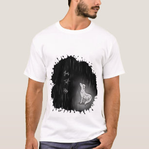 Sad-honden T-shirt