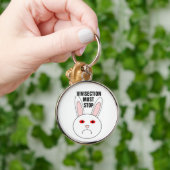 Sad Lab Rabbit Sleutelhanger (Hand)