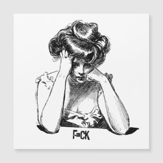 Sad Lady zegt "f#ck"