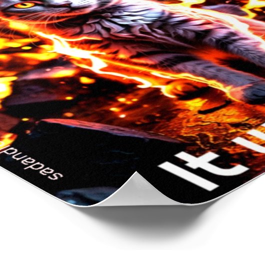 Sad & Lonely Pets Poster Print: Hellcat (Hoek)