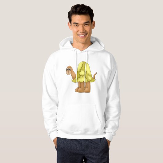 Sad look Turtle Hoodie (Voorkant volledig)