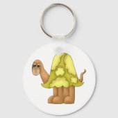 Sad look Turtle Sleutelhanger (Achterkant)