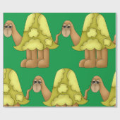 Sad-look voor schildpad cadeaupapier (Vlak)