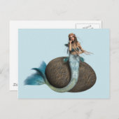 Sad Mermaid Briefkaart (Voorkant / Achterkant)