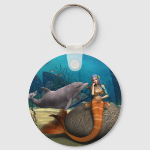 Sad Mermaid Sleutelhanger