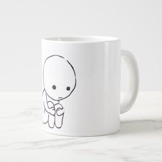 Sad Mood Aesthetic Coffee Mug (Devant droit)